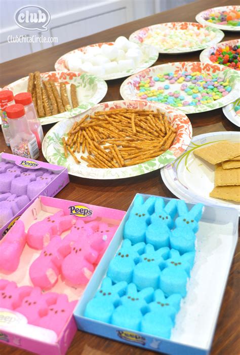 Make Your Own Peeps Candy Diorama Houses Club Chica Circle Where