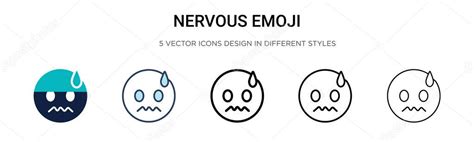 Nervous Emoji Icon Vector Art Stock Images Depositphotos