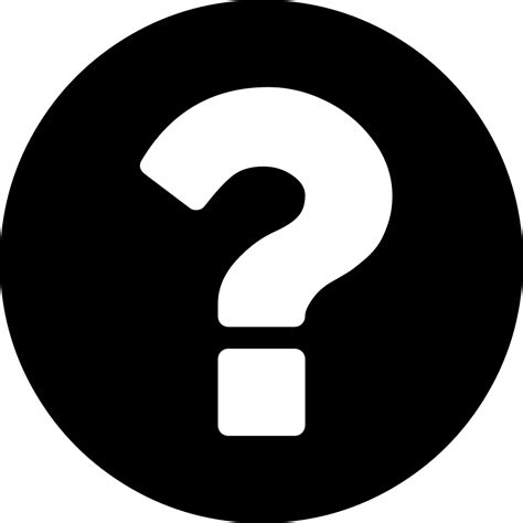 Collection Of Black And White Question Mark Png Pluspng
