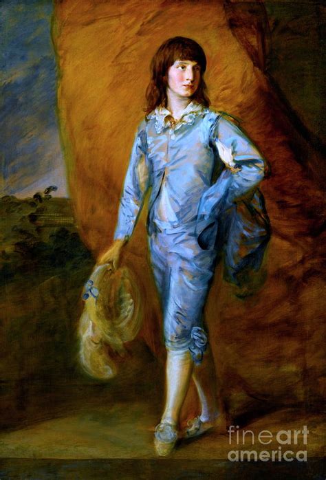 The Blue Page Painting By Thomas Gainsborough Fine Art America