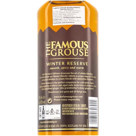 Whisky Famous Grouse Winter Reserve Limited Edition L Emag Ro