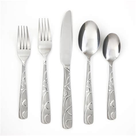 Cambridge Silversmiths Conquest Sand Buffet Flatware Set 45 Piece