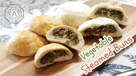 Korean Steamed Buns With Vegetables And Meat Yachae Hobbang 야채 호빵