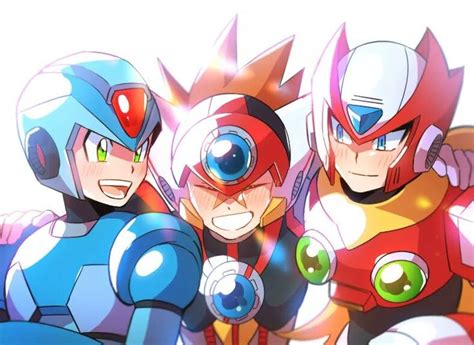 X Axl And Zero Mega Man Art Mega Man Anime