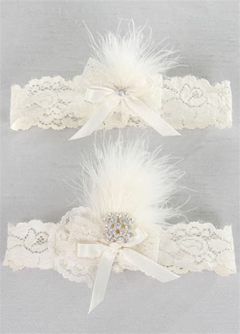 These Sweet Sexy Wedding Garters Will Make Your Loves Jaw Drop Lace Garter With Feather