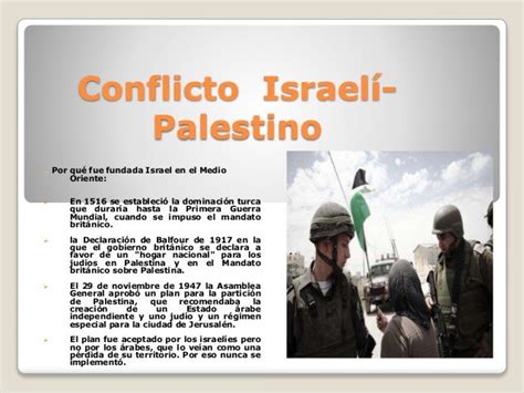 Conflicto Israelí Palestino