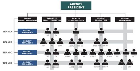 Advertising Agency Organizational Chart Agency