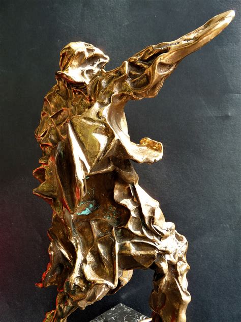 Salvador Dali Alma Del Quijote 1975 Sculpture En Bronze Art