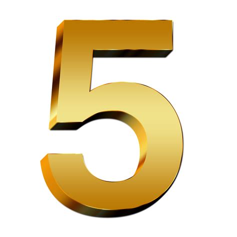 Number 5 Transparent Images Png Play