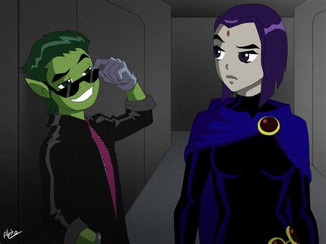 Raven And Beast Boy Pfps ~ Beast Boy Loves Raven By Kryptocow On