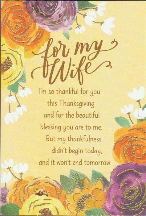 christian thanksgiving greeting card for my wife 81983139369 ebay thanksgiving greetings