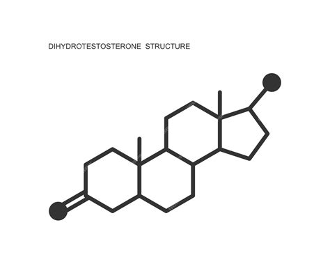 Premium Vector Dht Icon Dihydrotestosterone Hormone Chemical