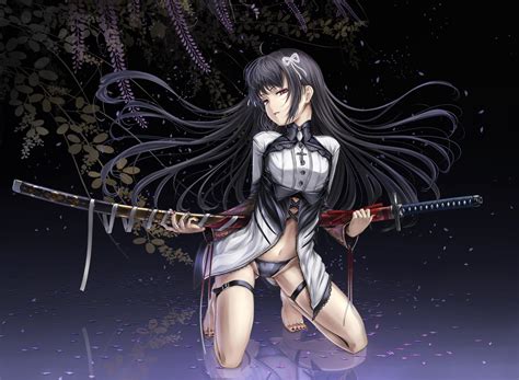 Fondos De Pantalla Anime Chicas Anime Katana Espada Historietas Sexiz Pix