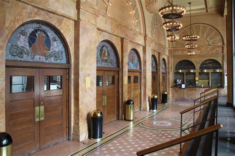 Chicago Architecture And Cityscape Auditorium Building The Outer Lobby
