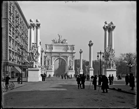 New York Victory Arch For Admiral Deweys Triumphal Parade Madison