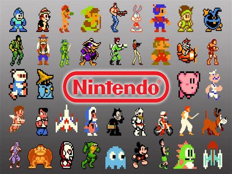 Nintendo Logo Video Games Collage Nintendo Pixels Hd Wallpaper