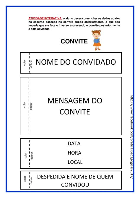 Estrutura De Um Convite