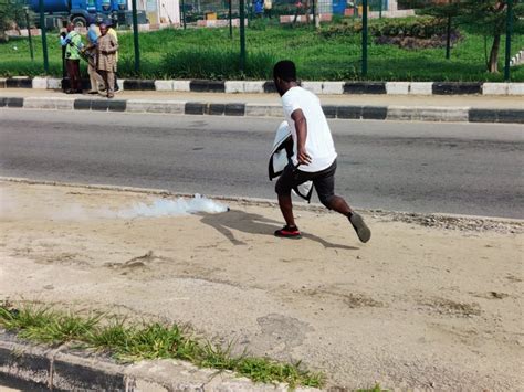 Police Tear Gas June 12 Protesters In Abuja Politics Nigeria