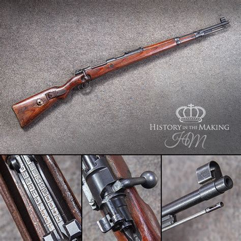 German Mauser K98 Bolt Action Rifle 792 Cal Live Firing History In