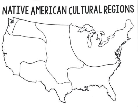 Native American Cultural Regions Map Diagram Quizlet