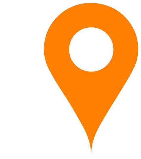 Orange Map Pin Icons Png Free Png And Icons Downloads