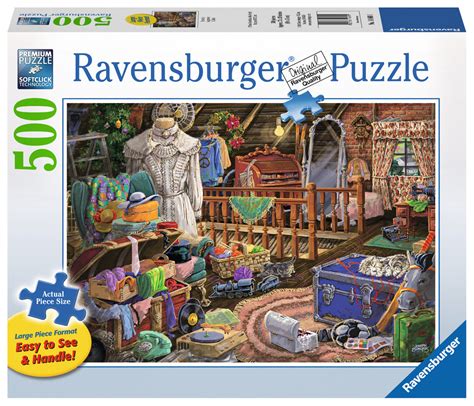 Ravensburger Large Format The Attic 500 Piece Jigsaw Puzzle Ebay