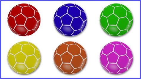 Learn Colors With Fifa Soccer Balls Learning Colours With Footballs