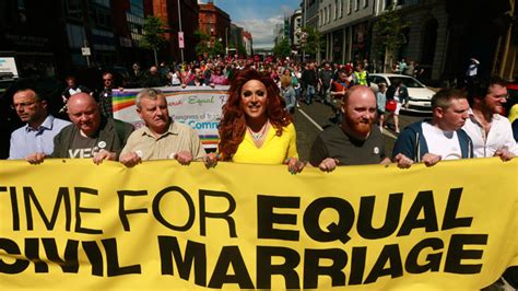 Thousands March In Belfast For Same Sex Marriage — Rt Uk News