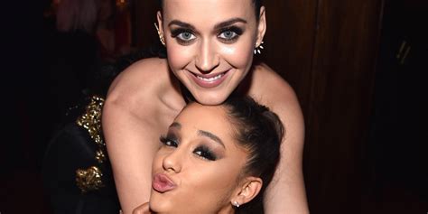 Katy Perry Hosts Ariana Grande At Spotifys The Creators Pre Grammy