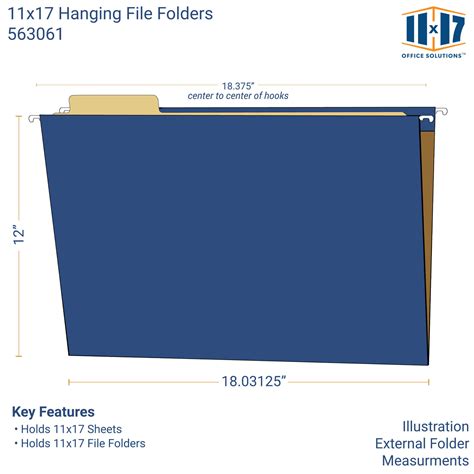 11x17 Hanging File Folders F