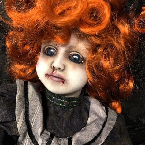Ooak Creepy Scary Ghost Spirit Gothic Halloween Prop Horror Artist Doll