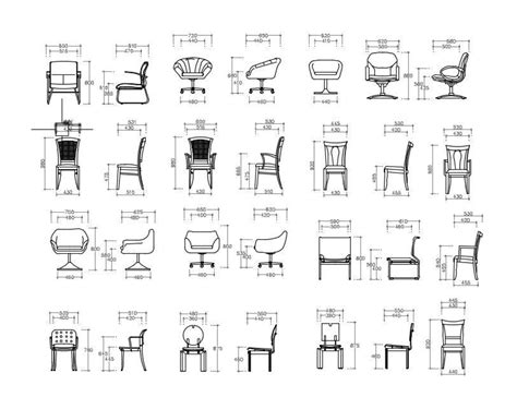 Change Layout Dimensions Autocad Blocks Chairs Imagesee