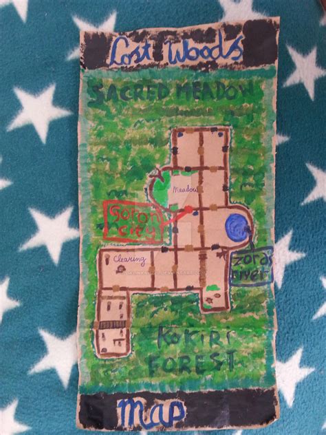 Ocarina Of Time Lost Woods Map Maps For You