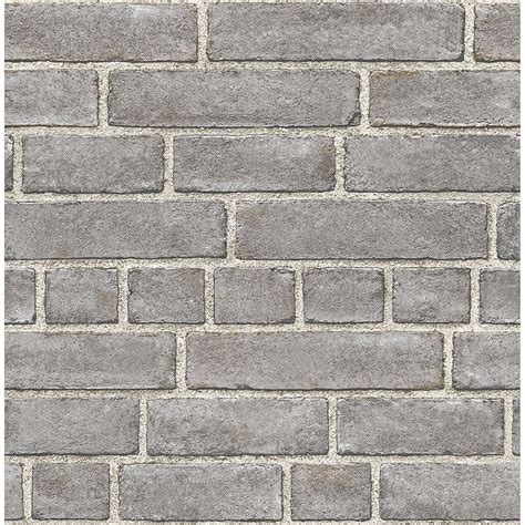 2922 24050 Façade Grey Brick Wallpaper By A Street Prints