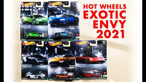 Hot Wheels Exotic Envy Bugatti Chiron Aston Mclaren Lamborghini 2021 Youtube