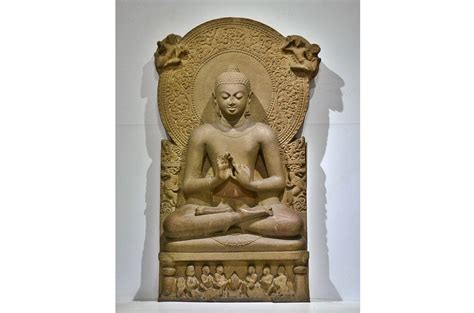 Seated Buddha In Sarnath Museum Humanities Of South Asia