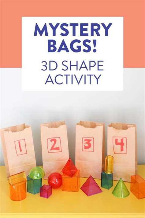 Free 3d Shape Activity Mystery Bags Susan Jones Teaching Shape