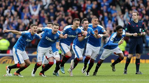 Rangers Beat­ Celtic In Thrilling Scottish Cup Semi Final Shoot Out Scottish Cup 2015 2016