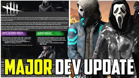 Major Dev Update Ghostface Rework Legion Rework Hemorrhage Reworked