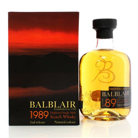 Balblair 1989 2nd Release Auction A20381 The Whisky Shop Auctions