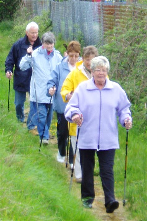 Exercising with Walking Poles - Activities For Seniors