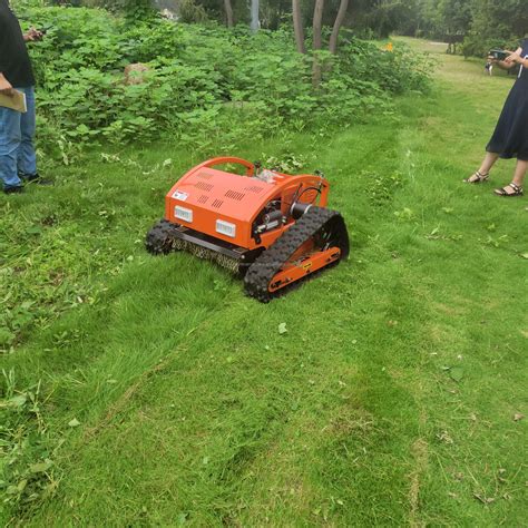 2021 Cross Liner Remote Controlled Rotary Lawn Mower Automatic Robot