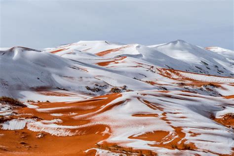 Snow In The Sahara Desert 2073 X 1382 Gogambar