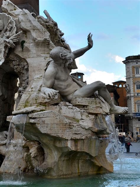 Berninis Four Rivers Fountain 1651 Piazza Navona Rome Lorenzo