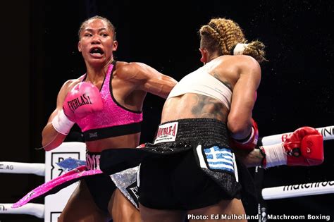 Alycia Baumgardner Outpoints Linardatou Boxing Results Boxing News