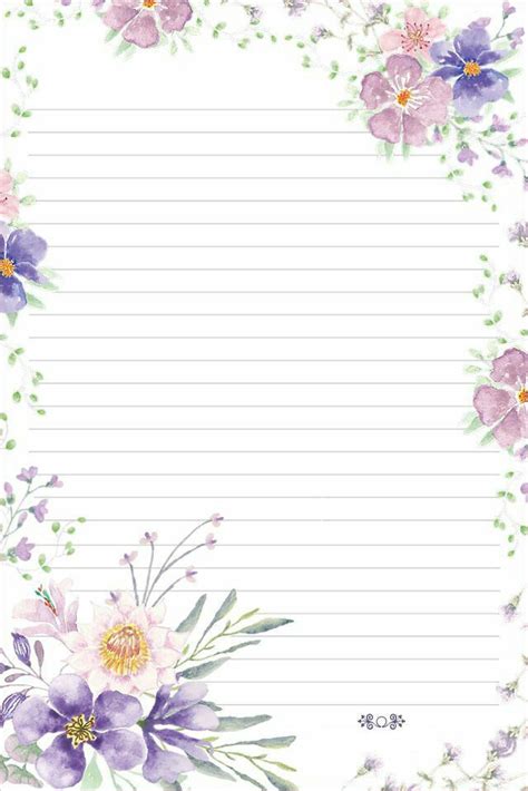 Pin By Ei Khine On Miolos Writing Paper Printable Stationery