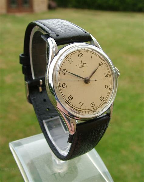 Antiques Atlas Gents 1940s Avia Hand Winding Wrist Watch