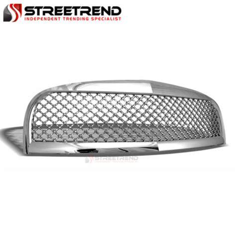 For 06 10 Chevy Hhr Chrome Luxury Mesh Front Hood Bumper Grill Grille