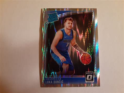 201819 Optic Luka Doncic Silver Shock Prizm Rated Rookie Card Values