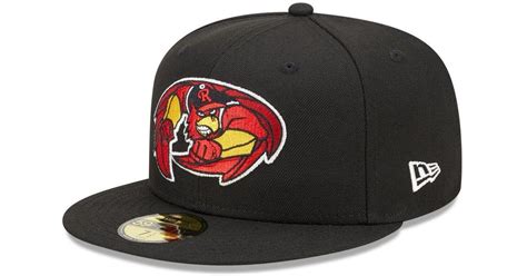 Ktz Black Rochester Red Wings Marvel X Minor League 59fifty Fitted Hat For Men Lyst